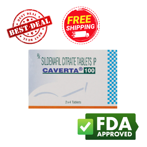 Caverta 100 mg 4 pills viagra