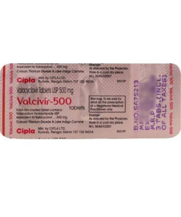 Valcivir 500 mg tablet