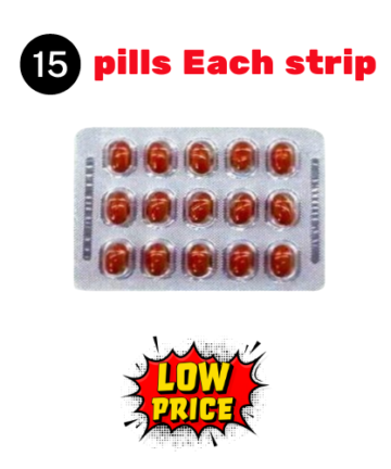 Isotroin 20 mg 15 pills strip