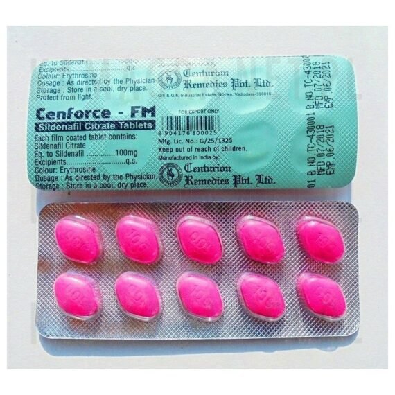 Cenforce fm 100mg sildenafil pink tablet | cenforce fm pink